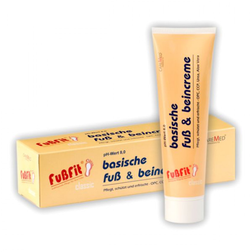 Bylinkový zásaditý krém na nohy Fußfit